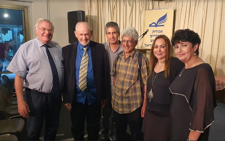 נאולינה, ציפי שחרור, ראובן שבת, יהורם גלילי, דב בהט ודן כנר באירוע ההשקה, צילום דורון דן